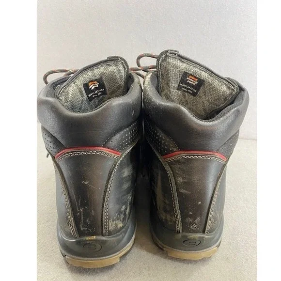 Zamberlan Men's 10.5 Leather Gore-Tex Hiking Backpacking Boots Black Italy